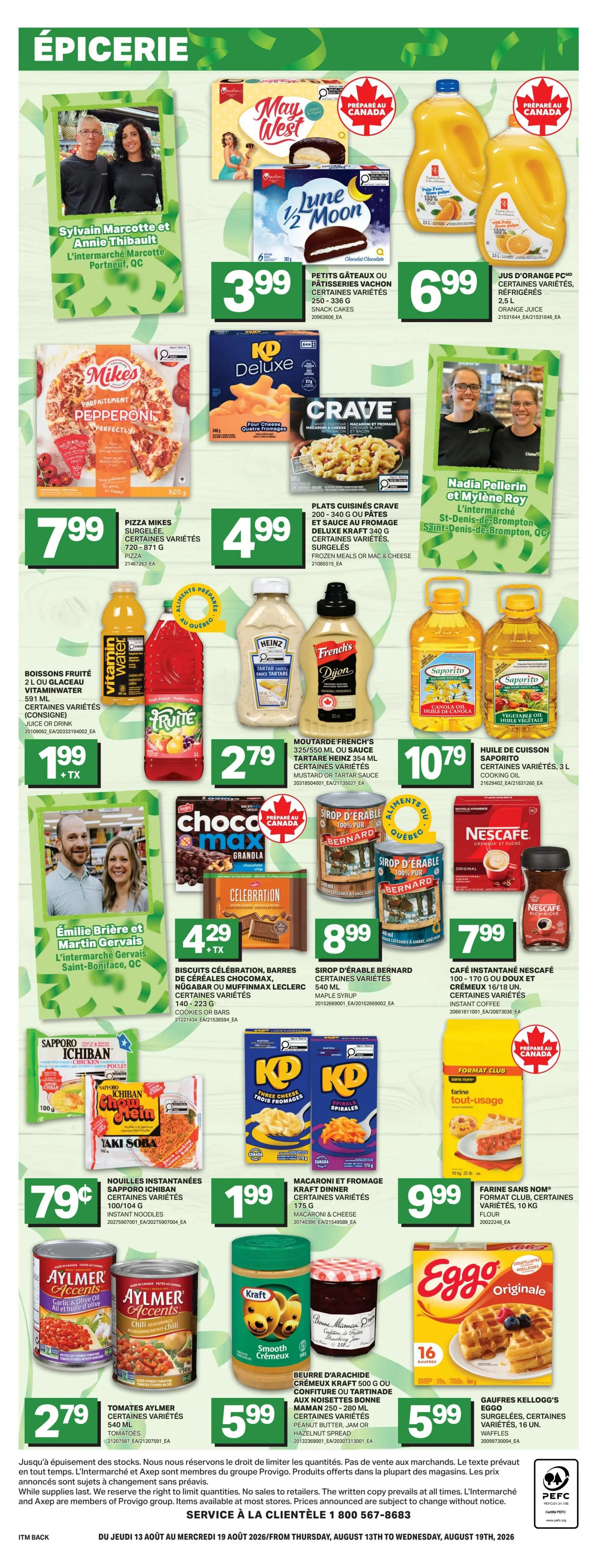 L'inter Marche Flyer August 13 to 19