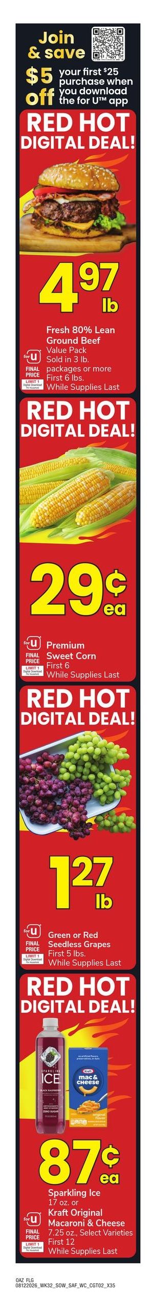 Safeway (Flagstaff Area, AZ) Weekly Ad August 12 - 18, 2026