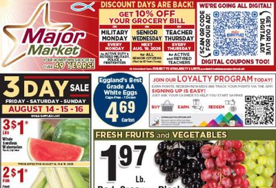 Major Market Grocery (Murrieta–Temecula Area, CA) Weekly Ad August 12 - 18, 2026