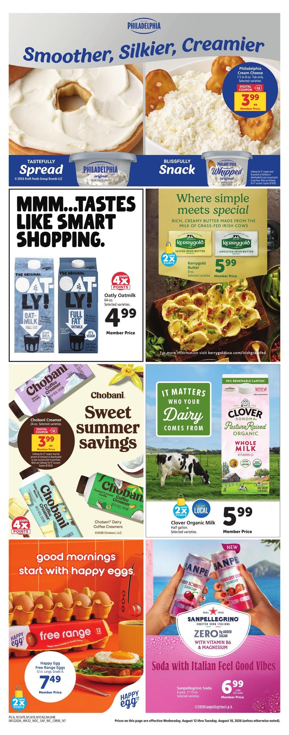 Safeway (Fairfield–Stockton Area, CA) Weekly Ad August 12 - 18, 2026