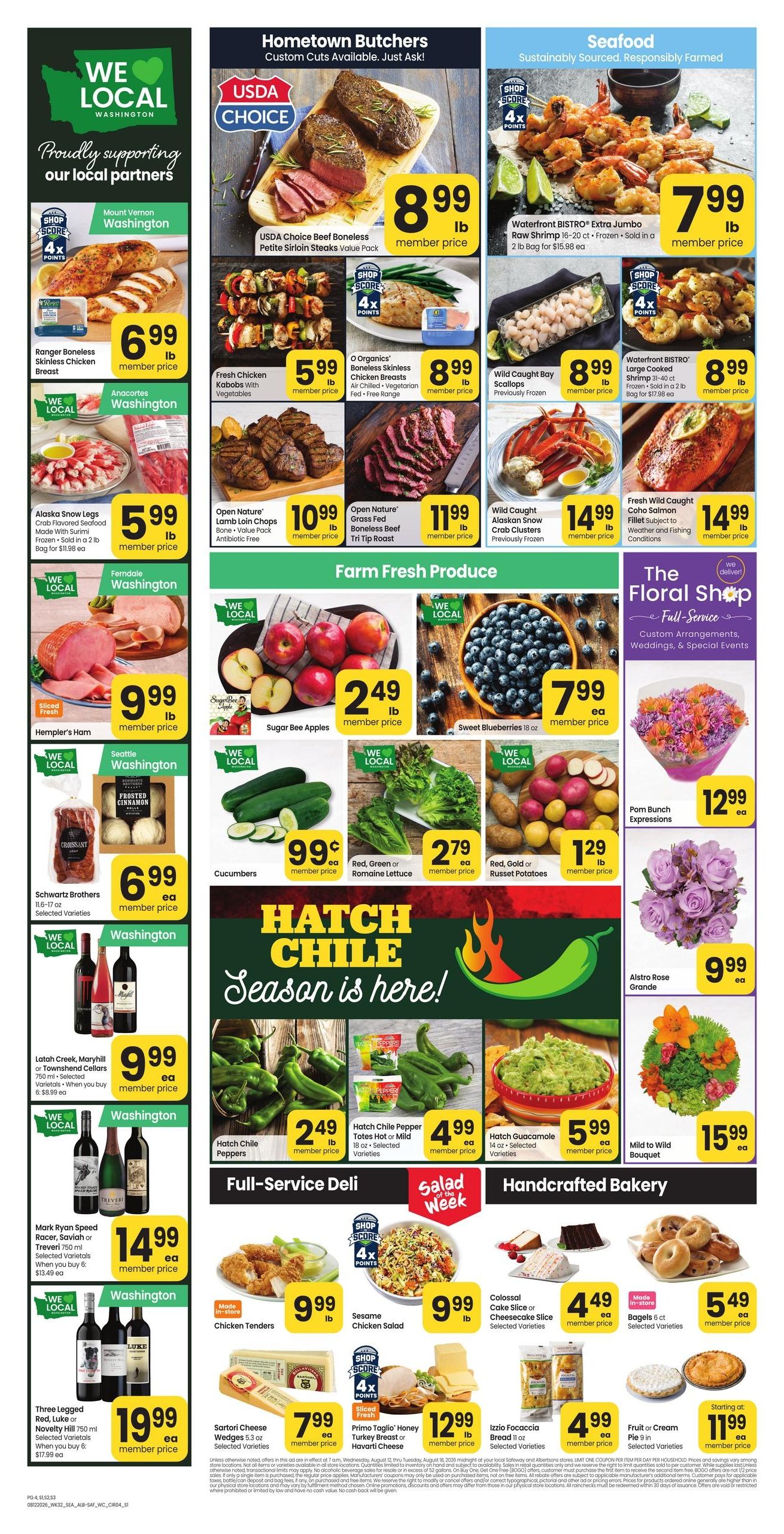 Safeway (Auburn Area, WA) Weekly Ad August 12 - 18, 2026