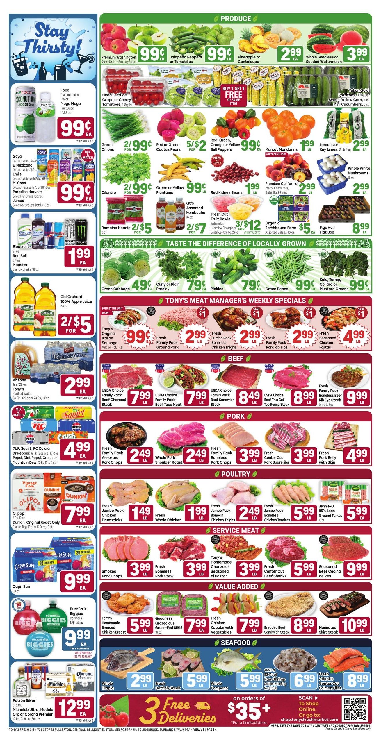 Tony's Fresh Market (Naperville–Bolingbrook Area, IL) Weekly Ad August 12 - 18, 2026