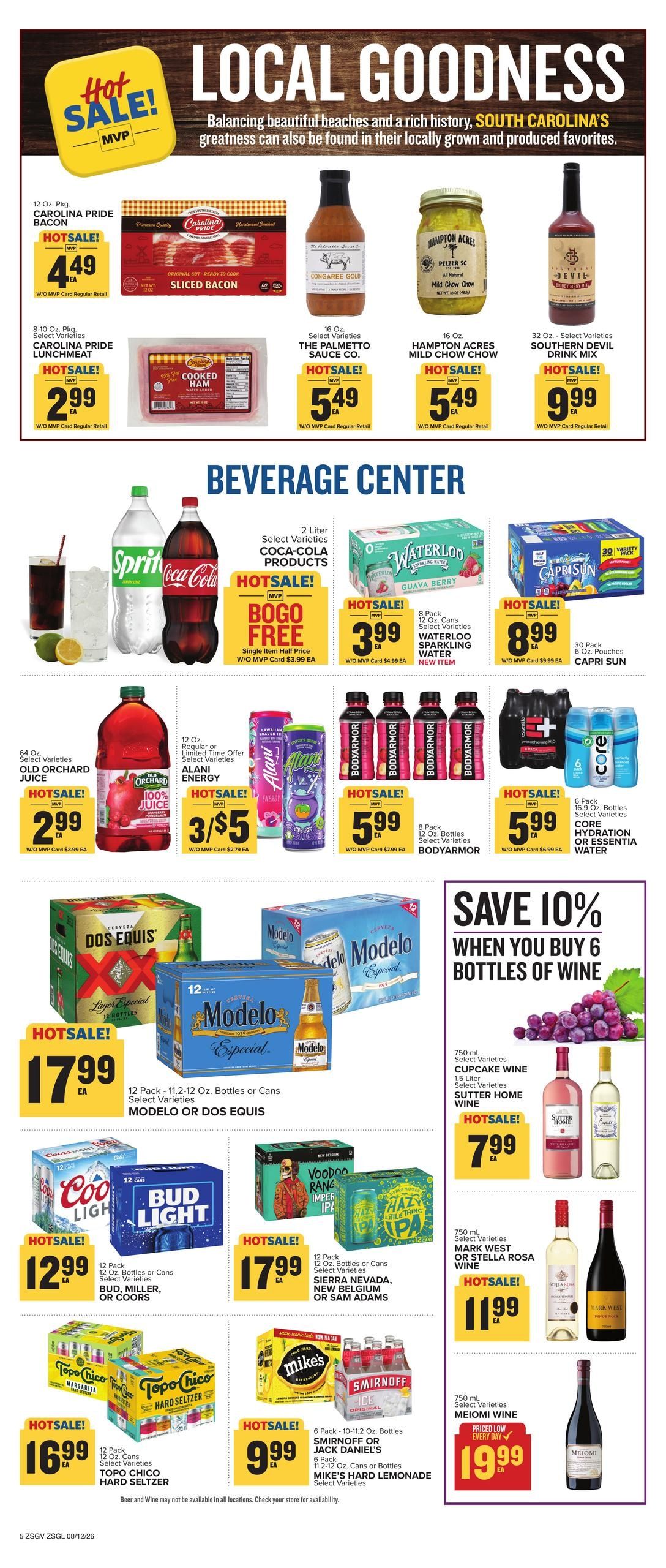 Food Lion (Greenville Area, SC) Weekly Ad August 12 - 18, 2026