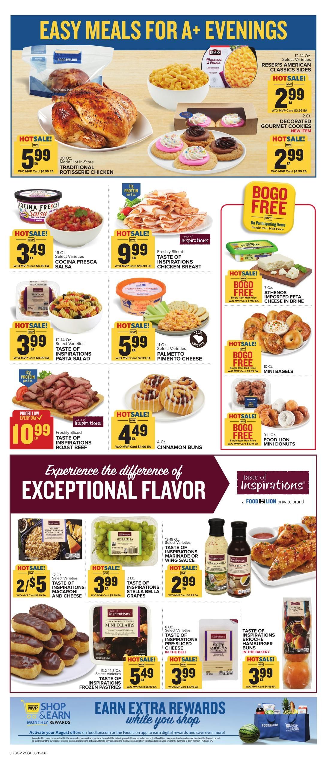 Food Lion (Greenville Area, SC) Weekly Ad August 12 - 18, 2026