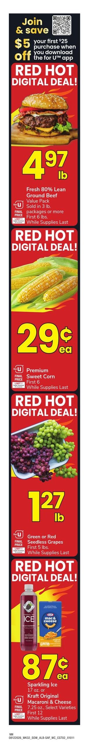 Safeway (Gallup–Rehoboth Area, NM) Weekly Ad August 12 - 18, 2026