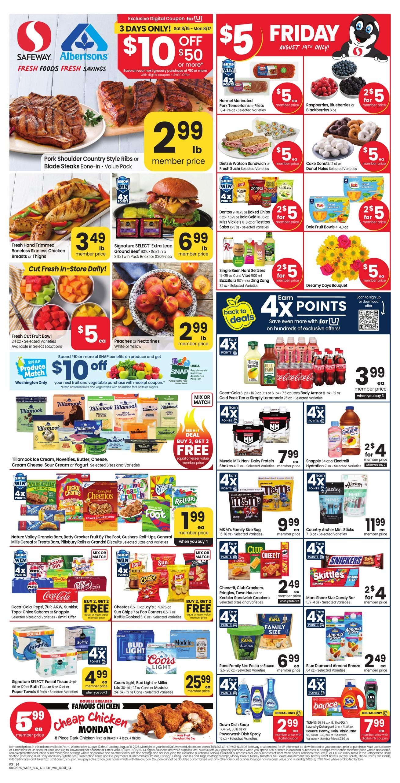 Safeway (ID) Weekly Ad August 12 - 18, 2026