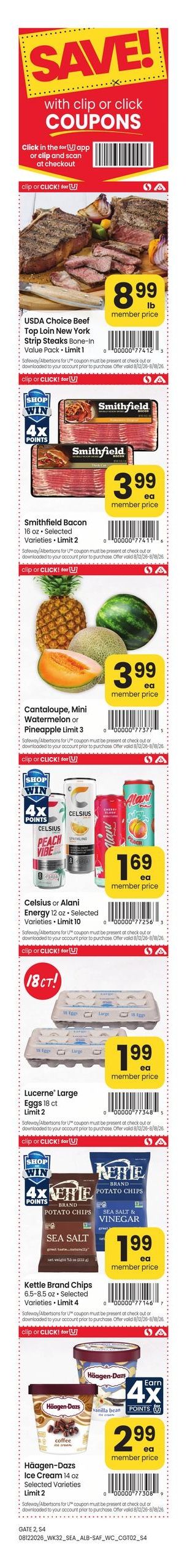 Safeway (ID) Weekly Ad August 12 - 18, 2026