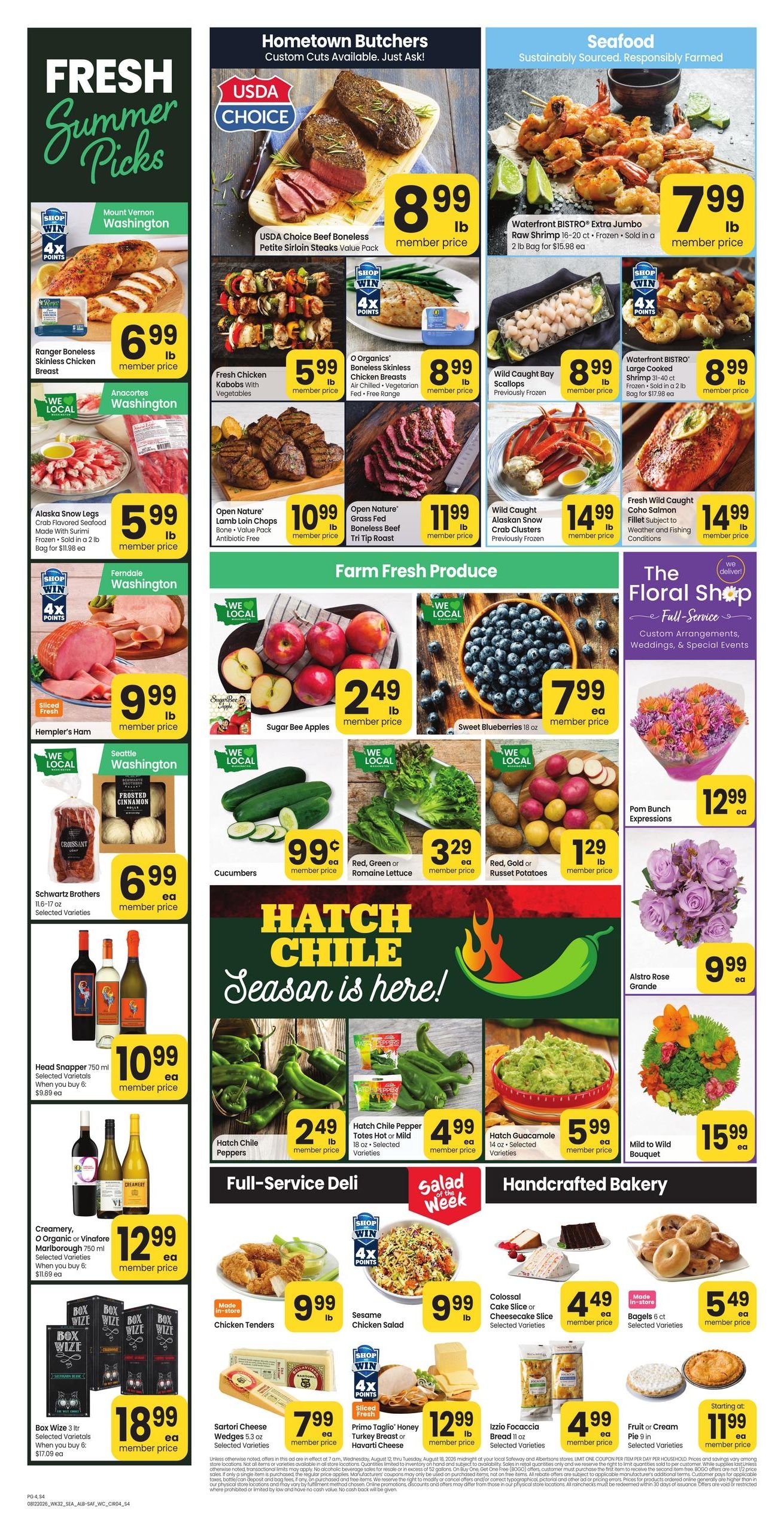 Safeway (ID) Weekly Ad August 12 - 18, 2026