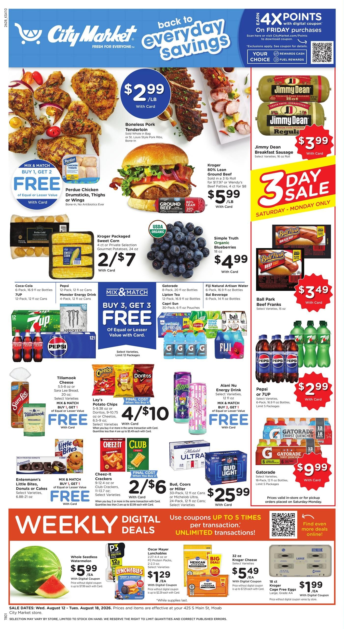 City Market (Moab Area, UT) Weekly Ad August 12 - 18, 2026