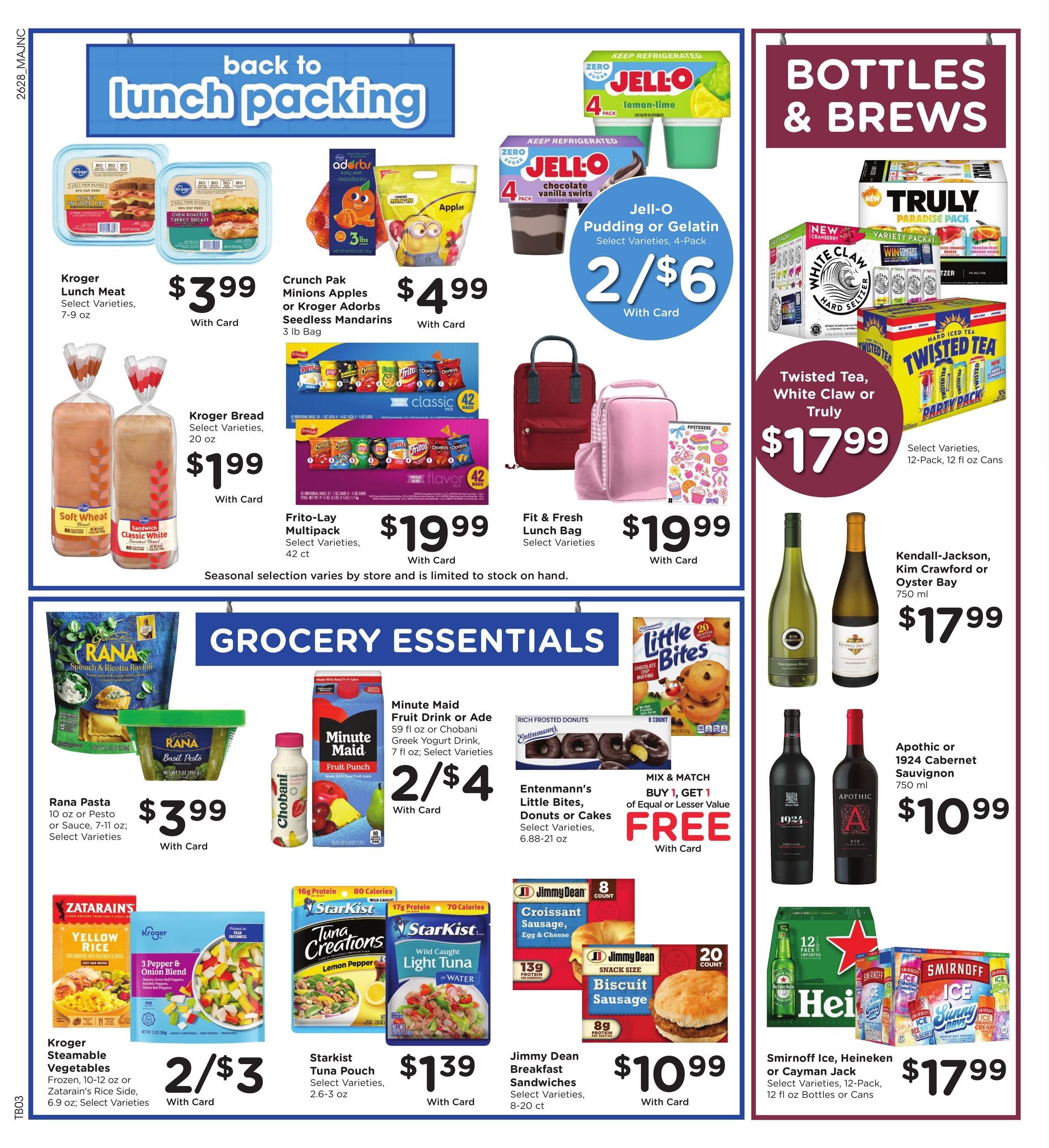 Kroger (Johnson City–Mountain Home Area, TN) Weekly Ad August 12 - 18, 2026