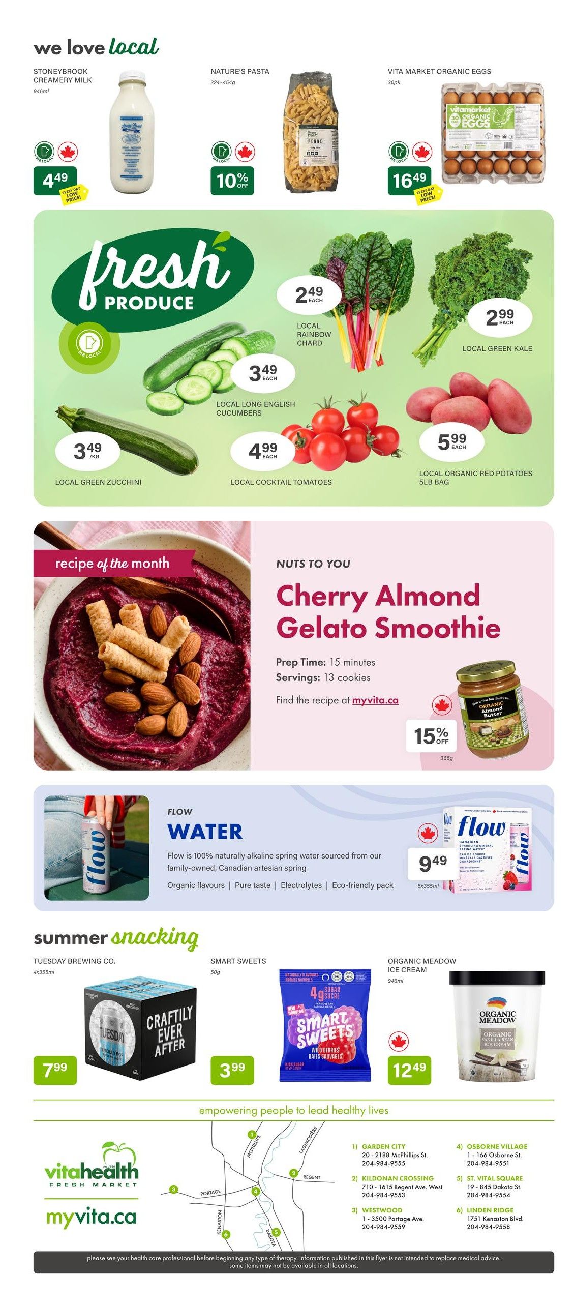 Vita Health Fresh Market Flyer August 6 to 26