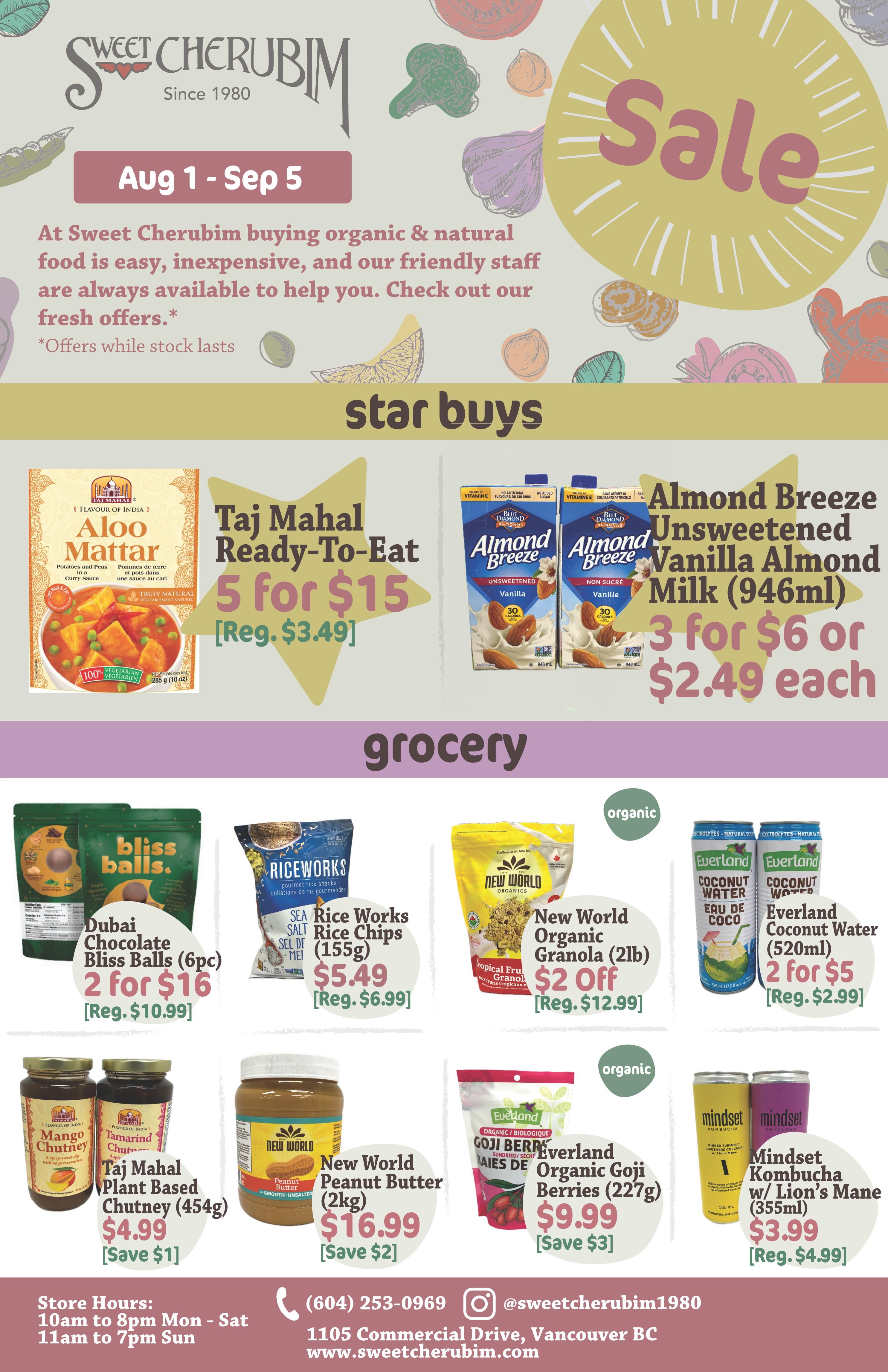 Sweet Cherubim Flyer August 1 to September 5