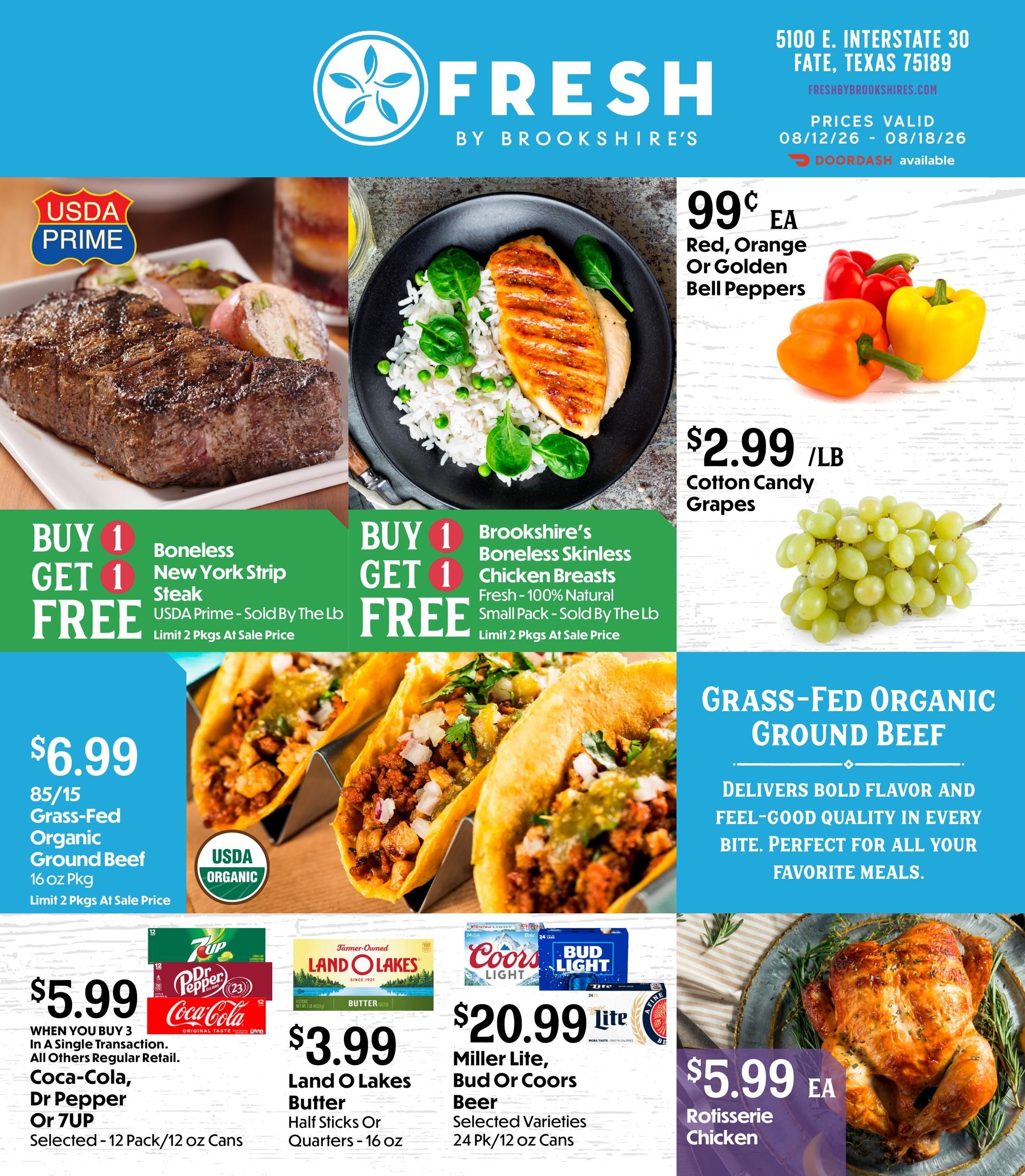 FRESH by Brookshire's (Garland–Allen Area, TX) Weekly Ad August 12 - 18, 2026