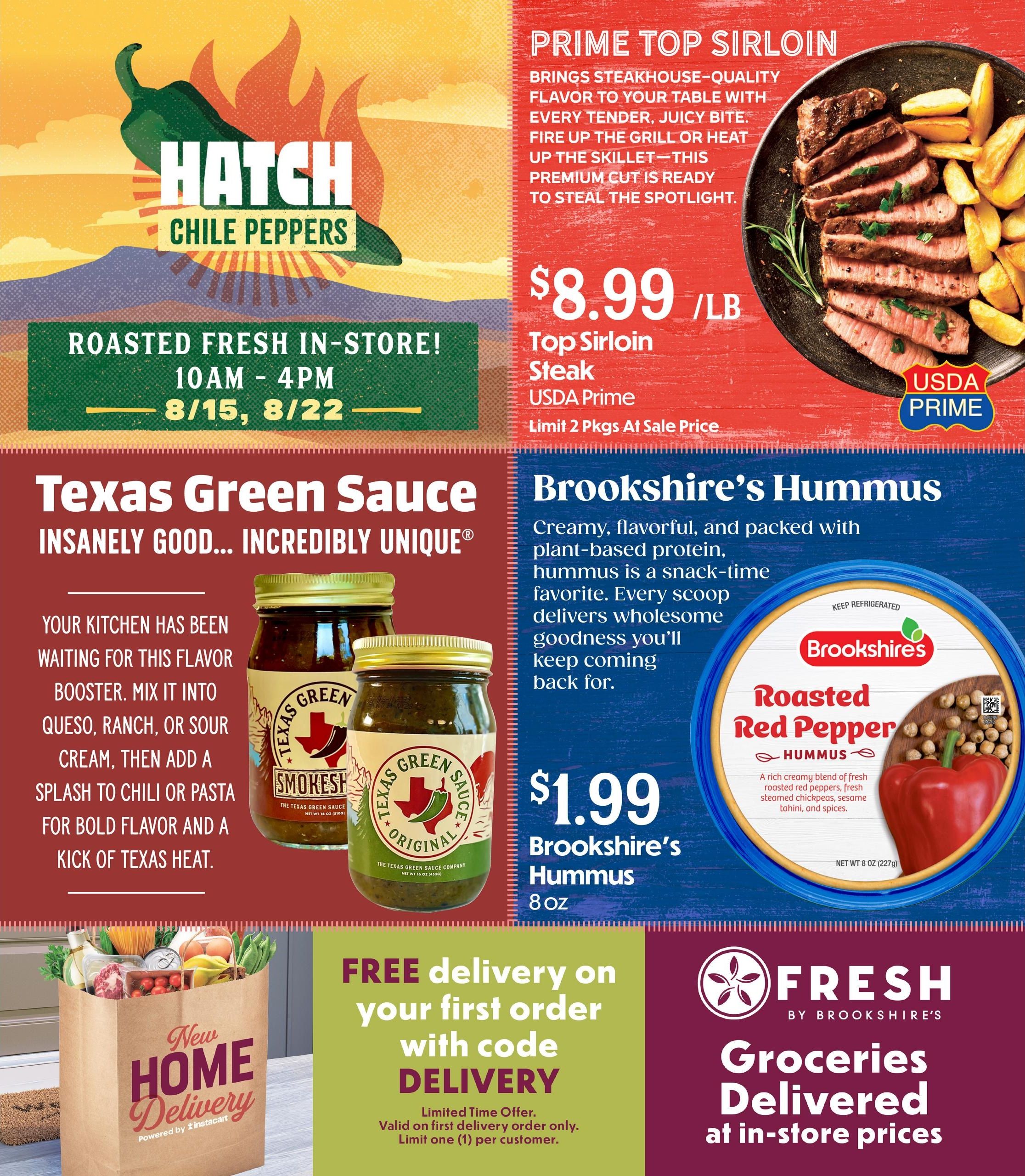 FRESH by Brookshire's (Garland–Allen Area, TX) Weekly Ad August 12 - 18, 2026
