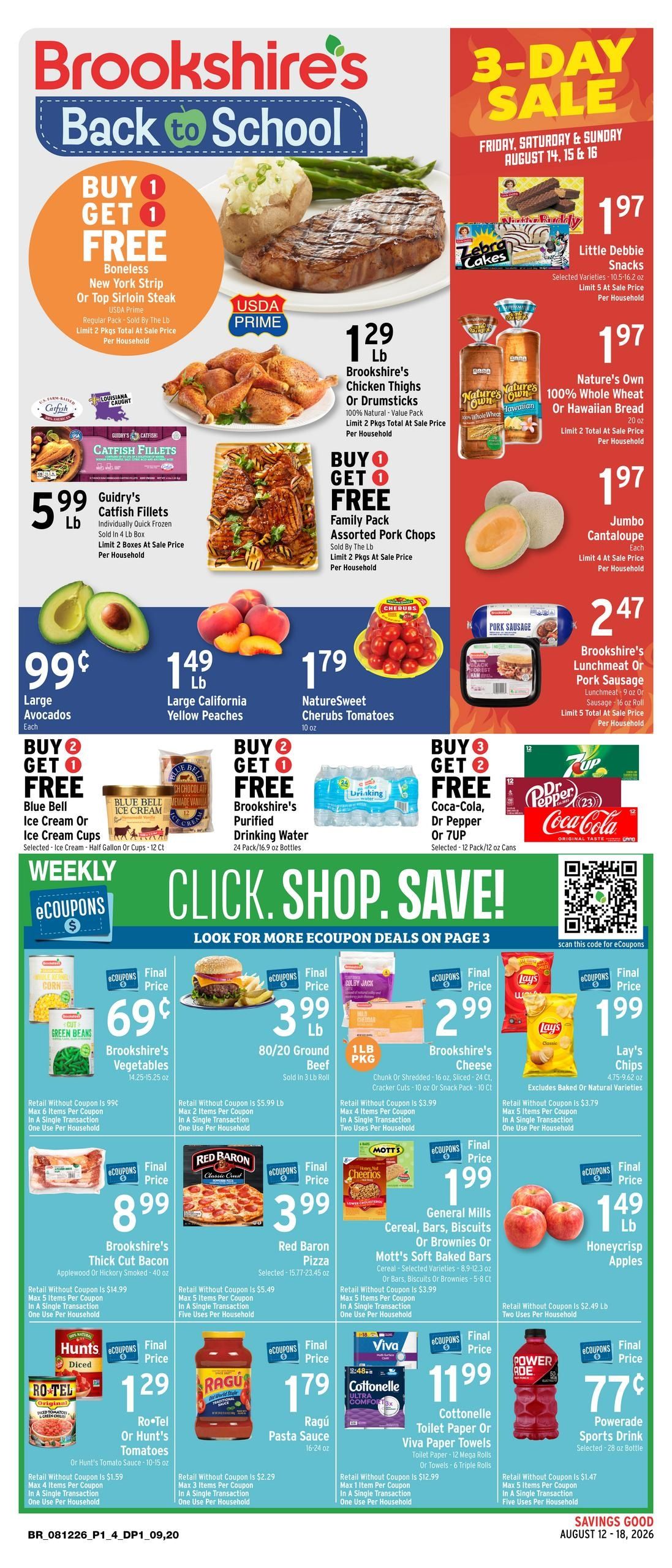 Brookshire's (Frisco–Prosper Area, TX) Weekly Ad August 12 - 18, 2026