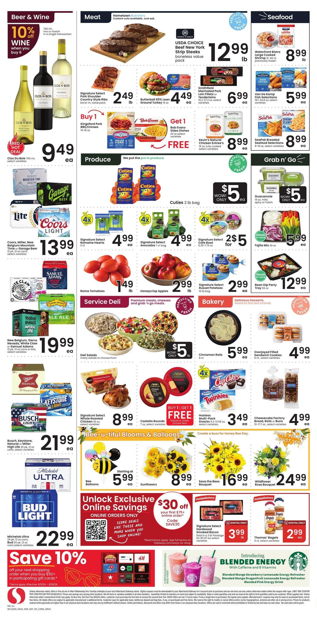 Safeway (Montrose–Ridgway Area, CO) Weekly Ad August 12 - 18, 2026