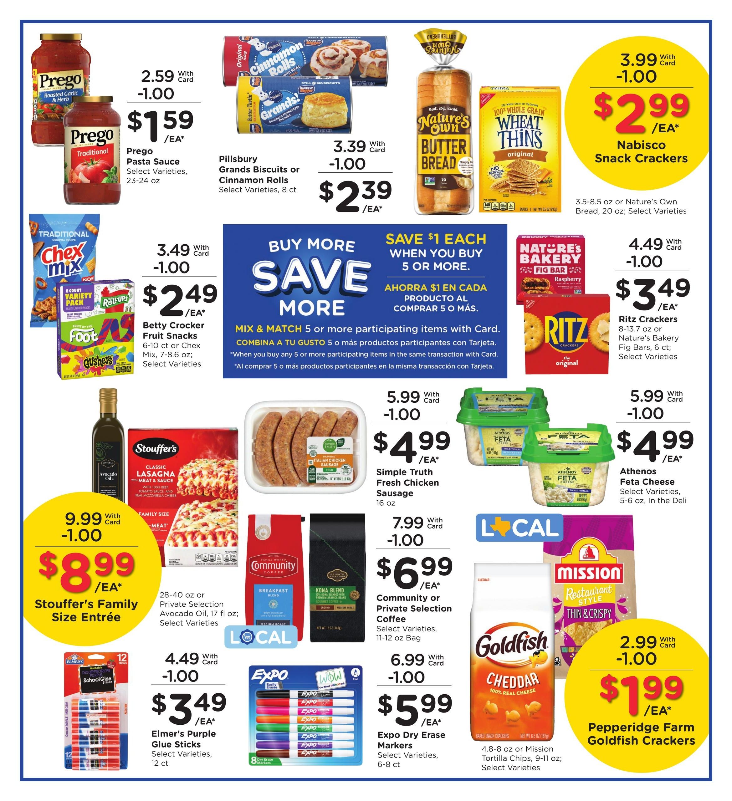 Kroger (Pearland–Friendswood Area, TX) Weekly Ad August 12 - 18, 2026