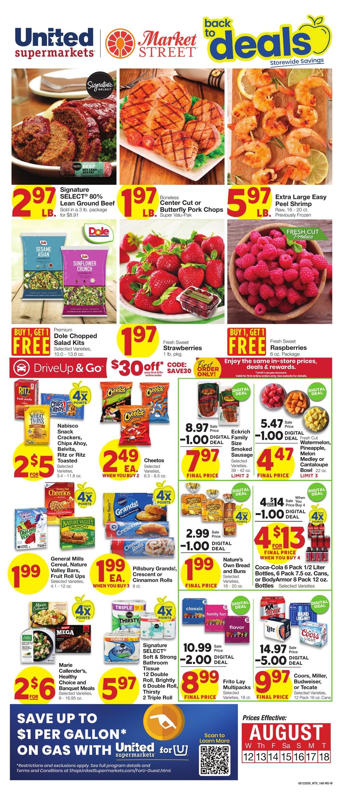 Market Street (Devol Area, OK) Weekly Ad August 12 - 18, 2026