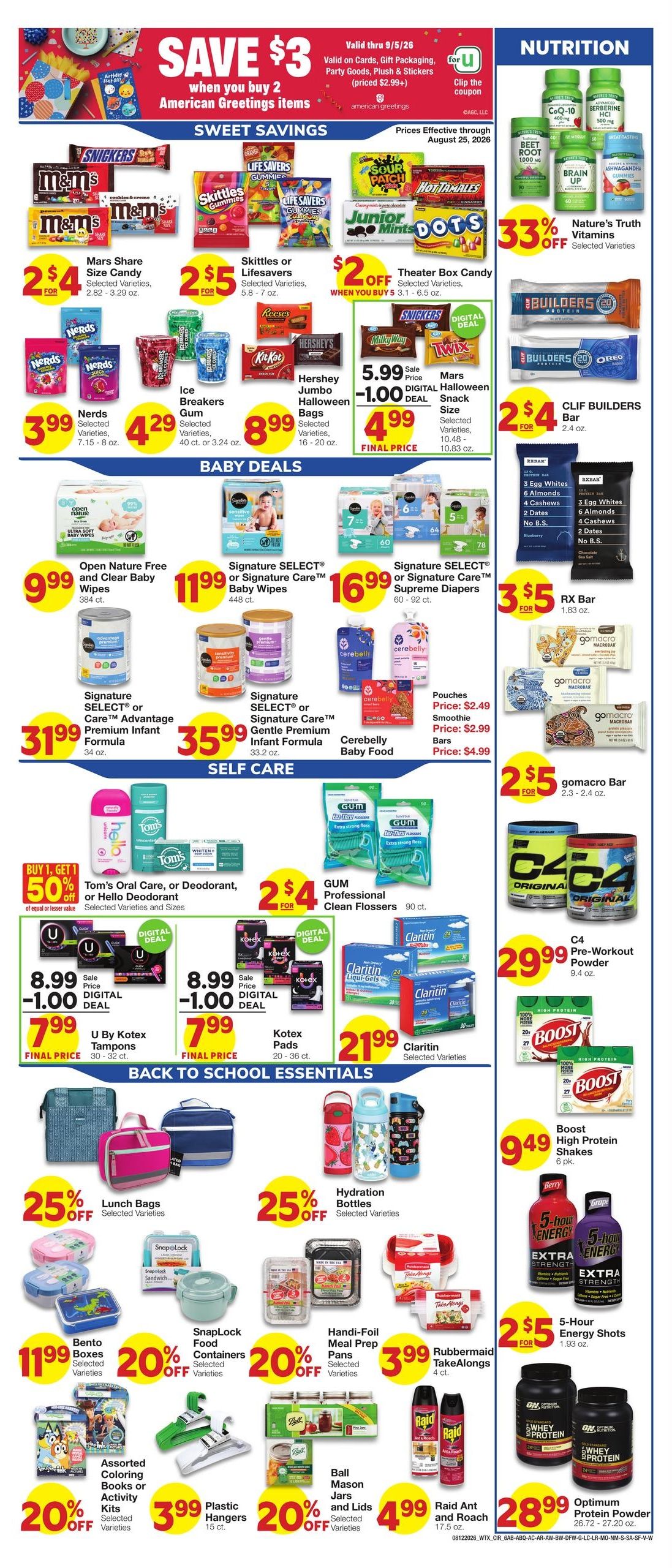Market Street (Devol Area, OK) Weekly Ad August 12 - 18, 2026