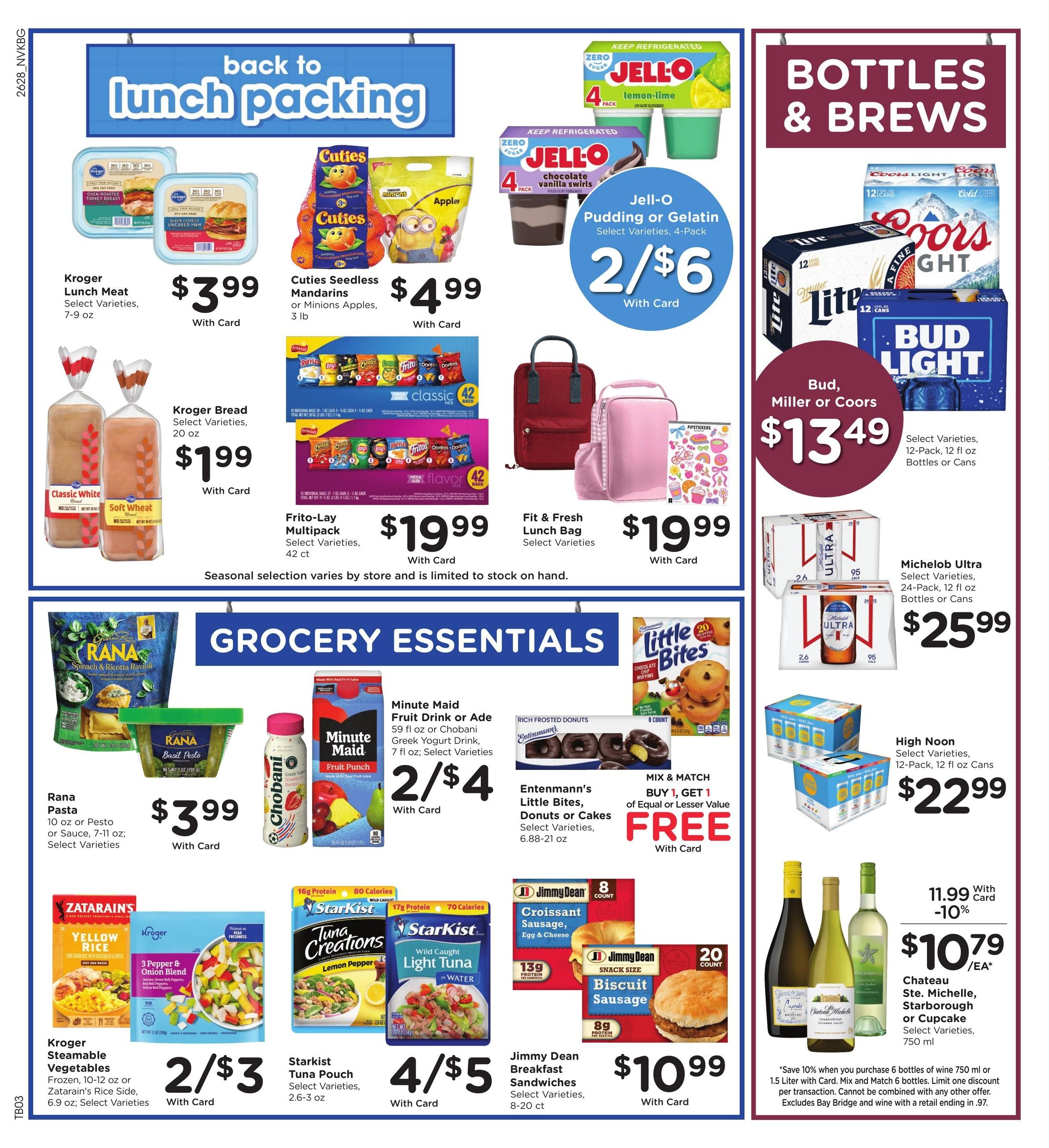 Kroger (Hopkinsville Area, KY) Weekly Ad August 12 - 18, 2026