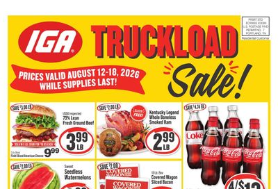 IGA (Huntsville Area, AL) Weekly Ad August 12 - 18, 2026