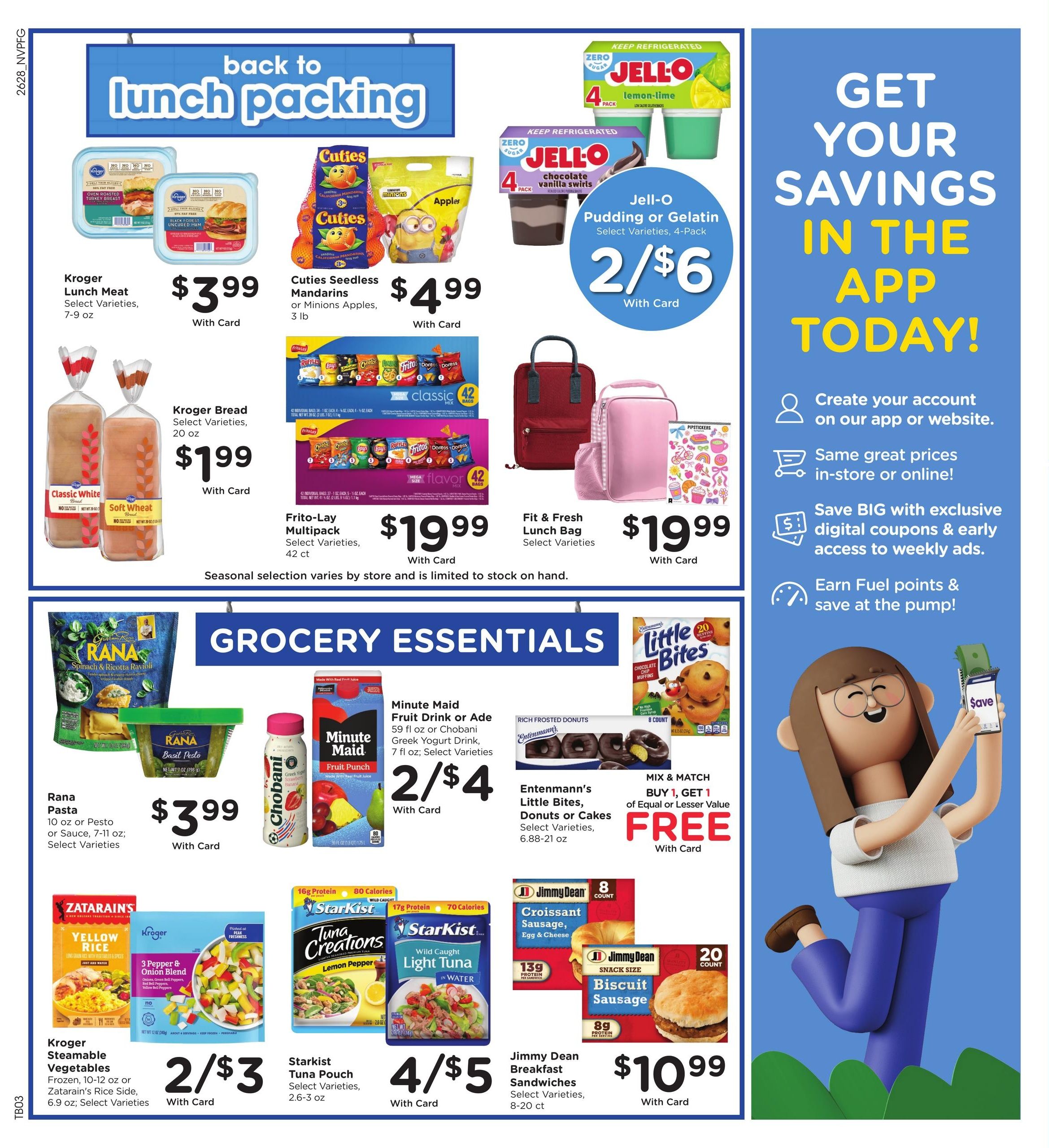 Kroger (Seymour–Bryson City Area, NC–TN) Weekly Ad August 12 - 18, 2026