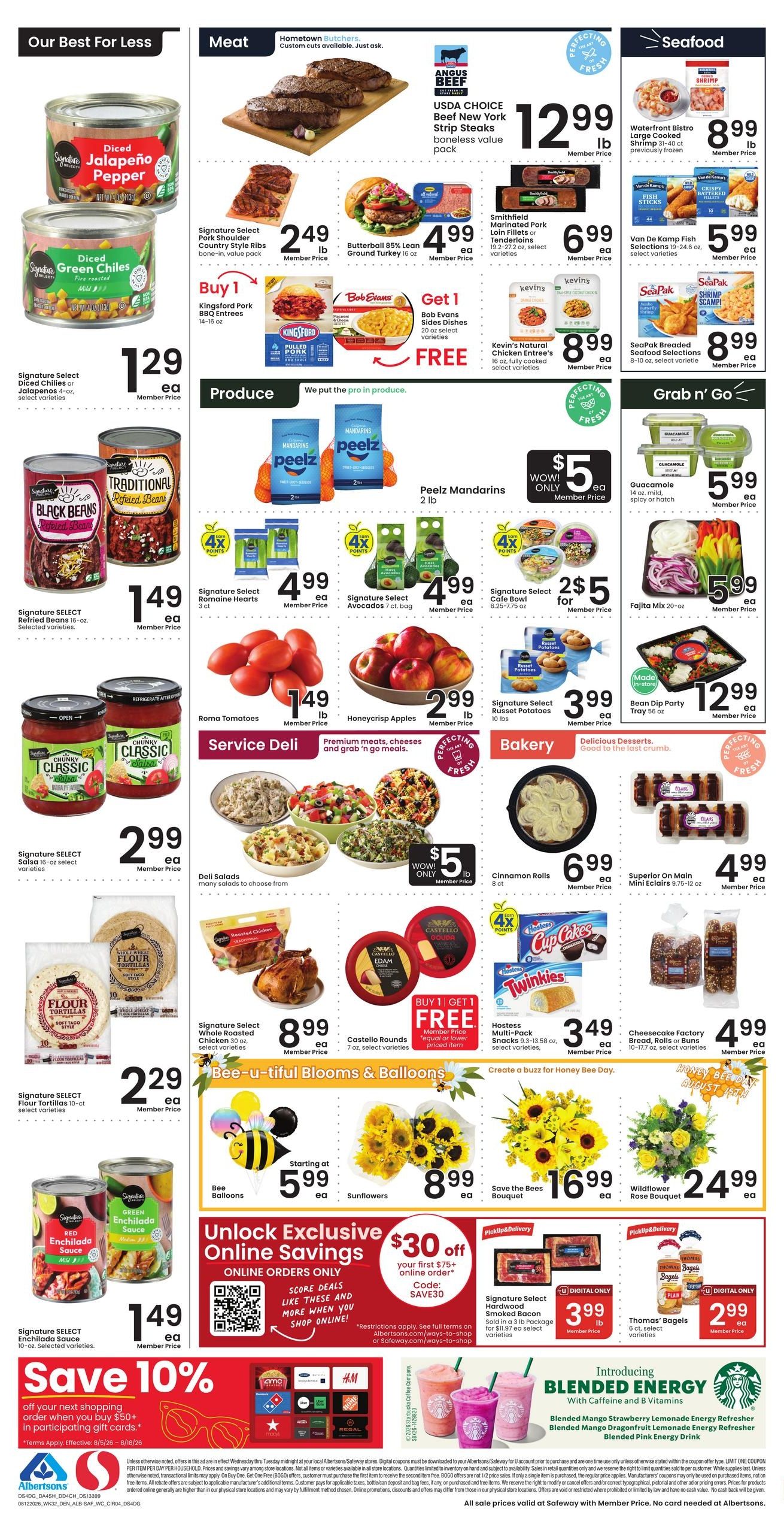 Albertsons (Cheyenne–Wellington Area, CO–WY) Weekly Ad August 12 - 18, 2026