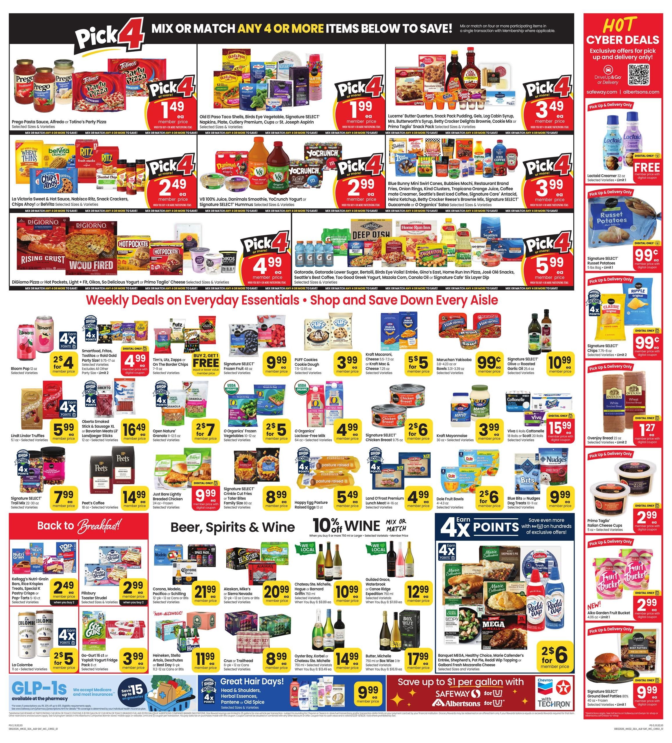 Safeway (Cashmere Area, WA) Weekly Ad August 12 - 18, 2026