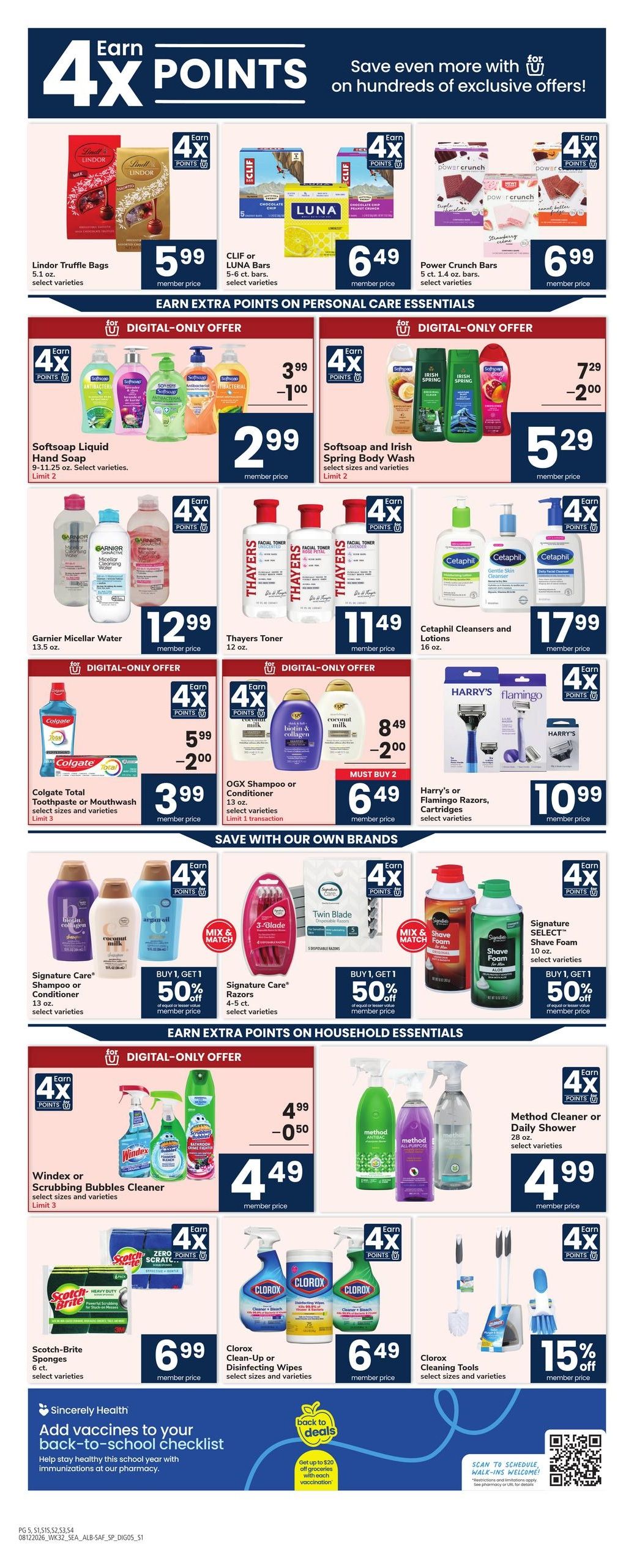 Safeway (Cashmere Area, WA) Weekly Ad August 12 - 18, 2026