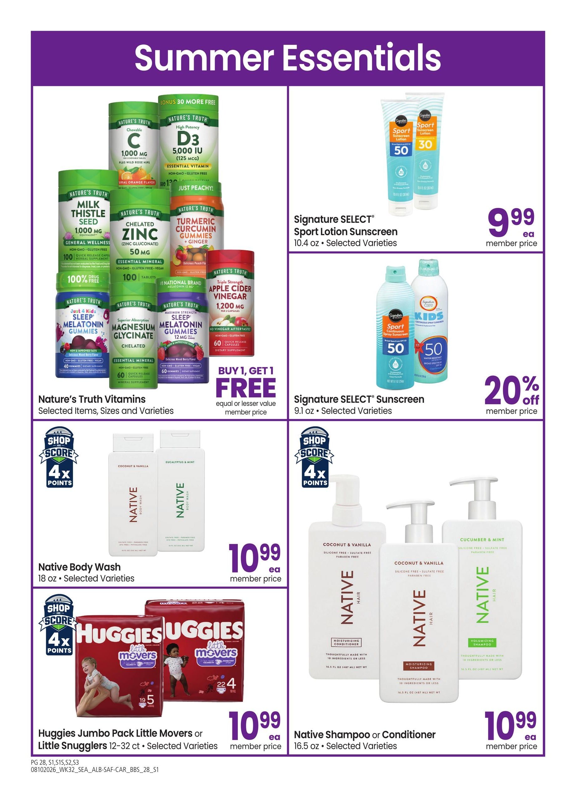 Albertsons (Kennewick–Pasco Area, OR–WA) Big Book of Savings Weekly Ad August 10 - September 7, 2026