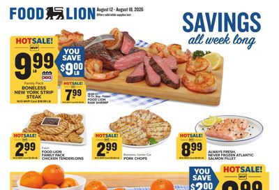 Food Lion (Catawba Area, SC) Weekly Ad August 12 - 18, 2026