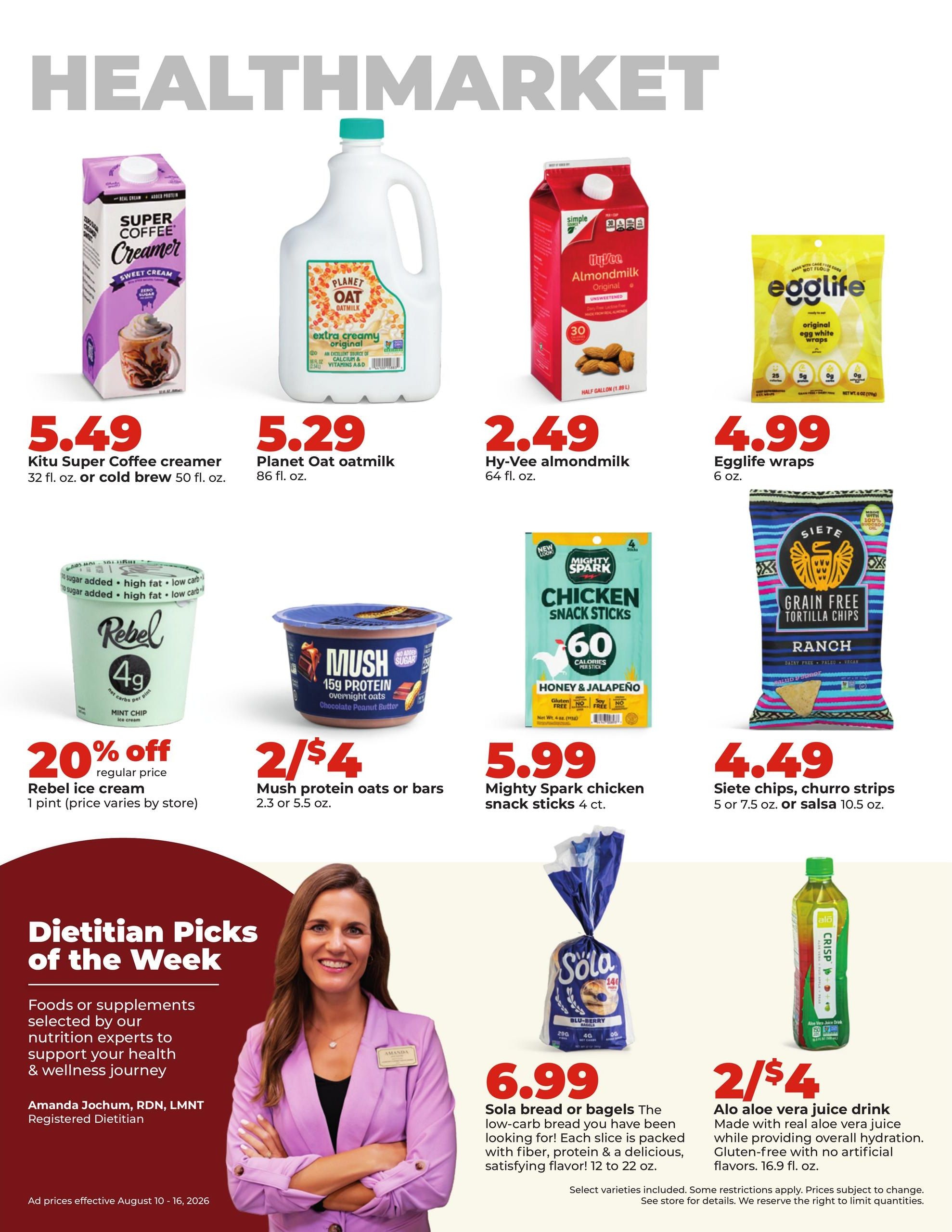 Hy-Vee (Eau Claire Area, WI) Weekly Ad August 10 - 16, 2026