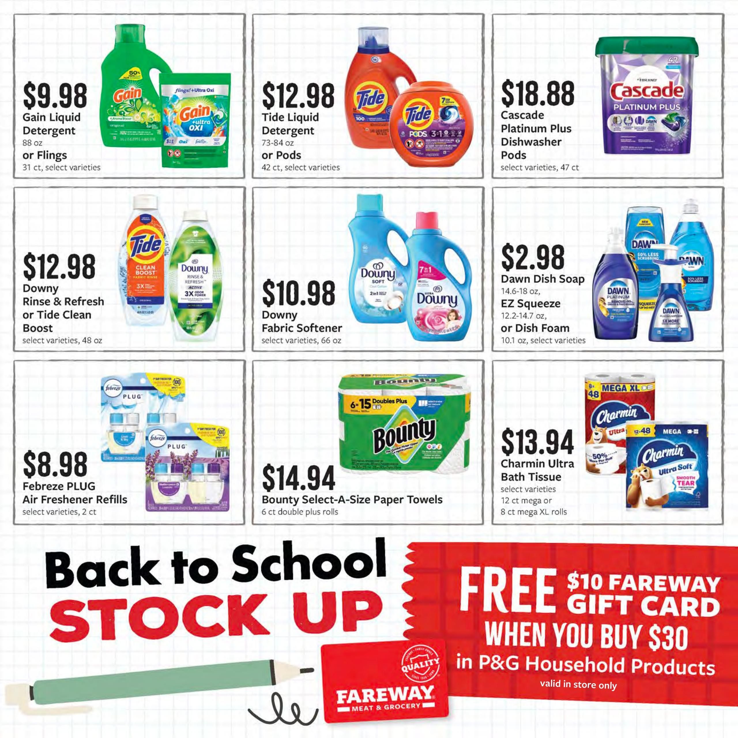Fareway (Rochester–Pine Island Area, MN) Weekly Ad August 10 - 15, 2026