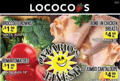 Lococo's Flyer August 12 to 16