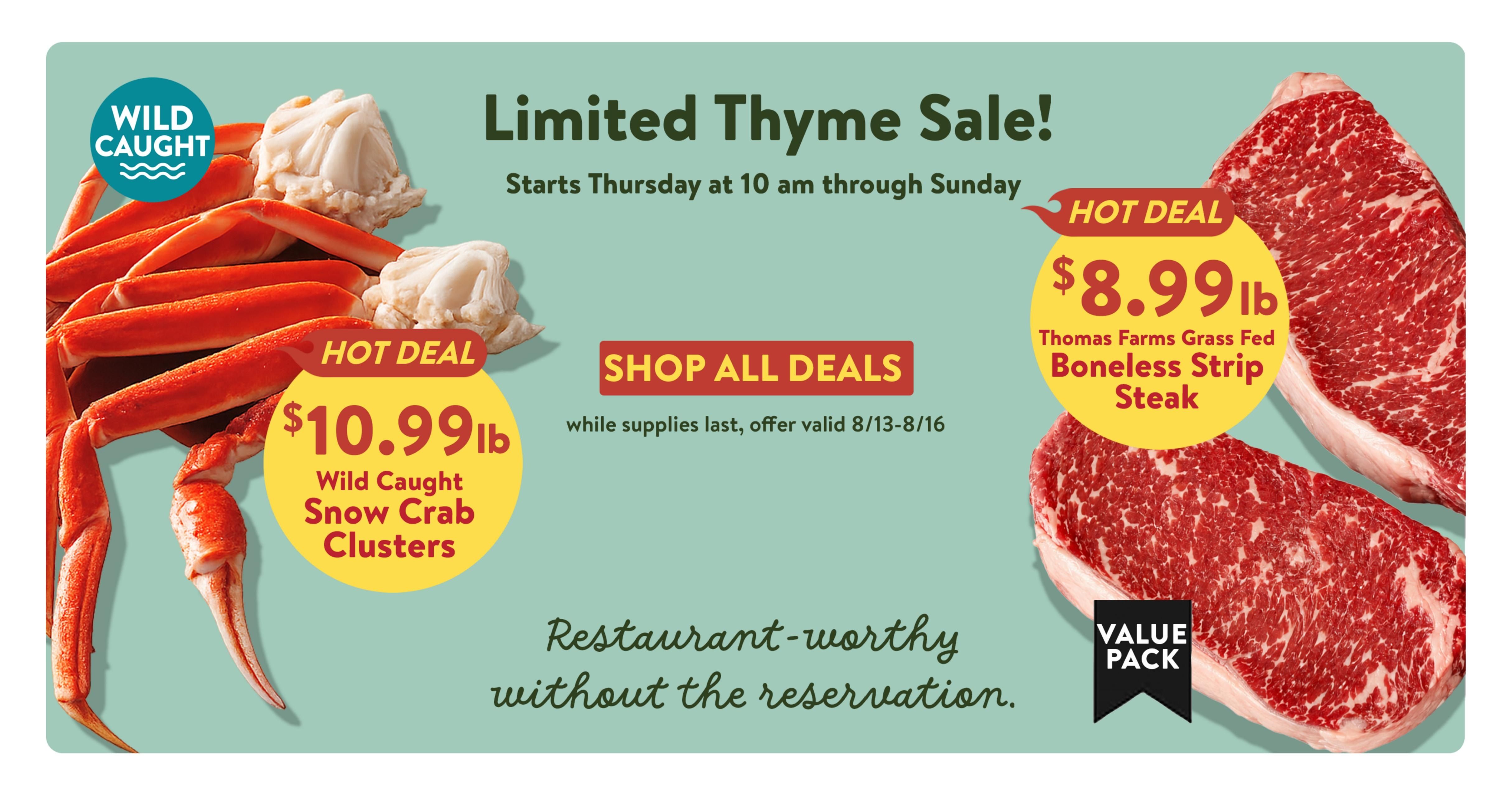 Fresh Thyme Market (Davenport-Des Moines Area, IA) Weekly Ad August 12 - 18, 2026
