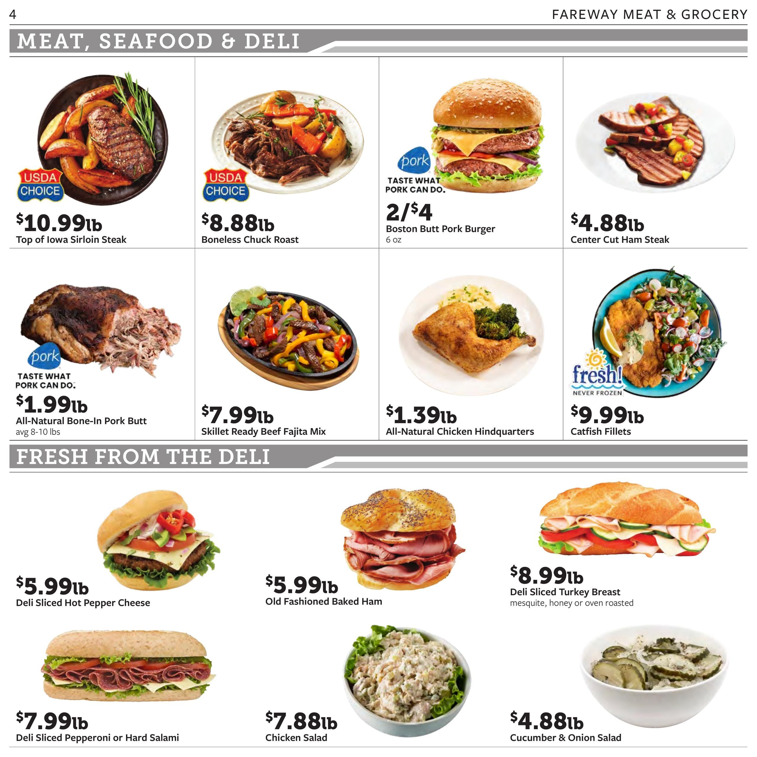 Fareway (Spencer–Lakefield Area, IA–MN) Weekly Ad August 10 - 15, 2026