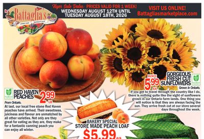Battaglia's Marketplace Flyer August 12 to 18