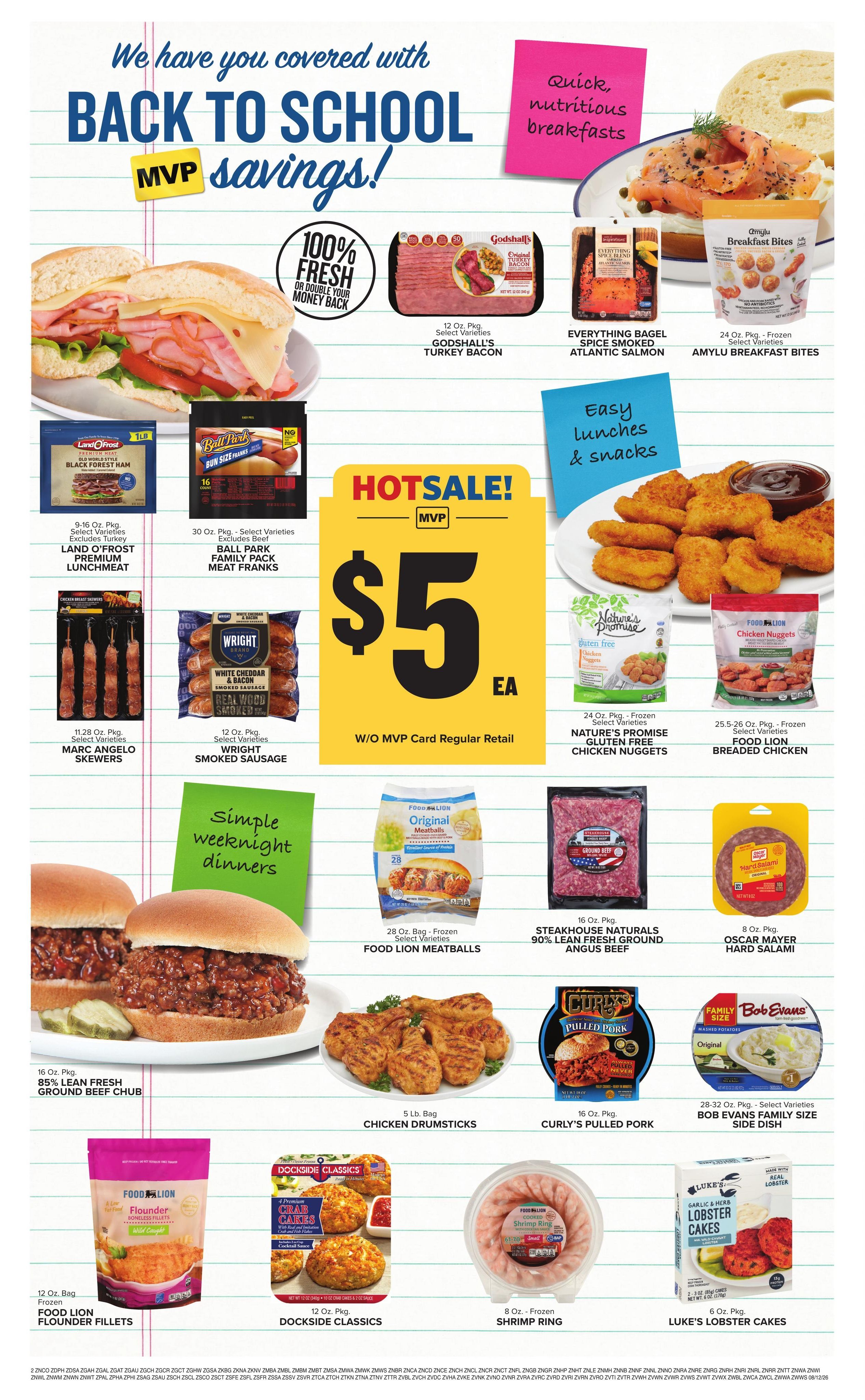 Food Lion (New Bern–Grantsboro Area, NC) Weekly Ad August 12 - 18, 2026