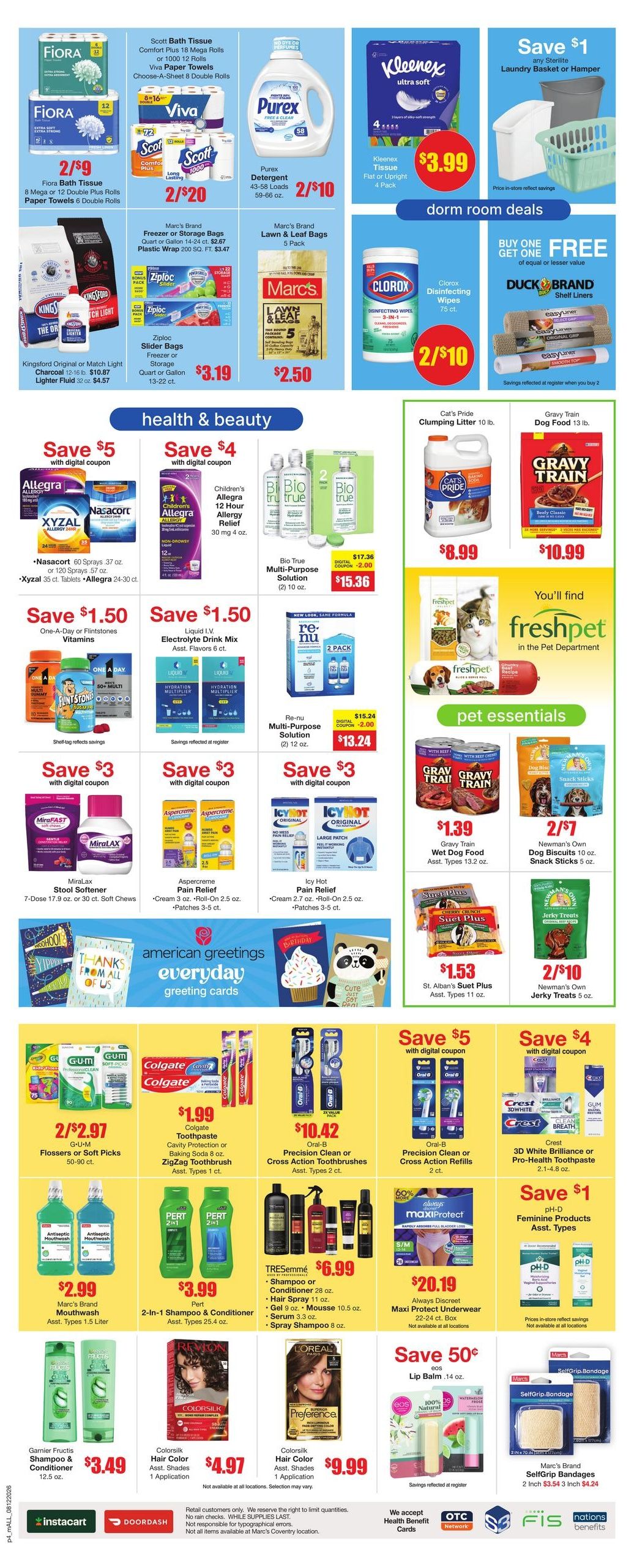 Marc's (Cleveland Area, OH) Weekly Ad August 12 - 18, 2026