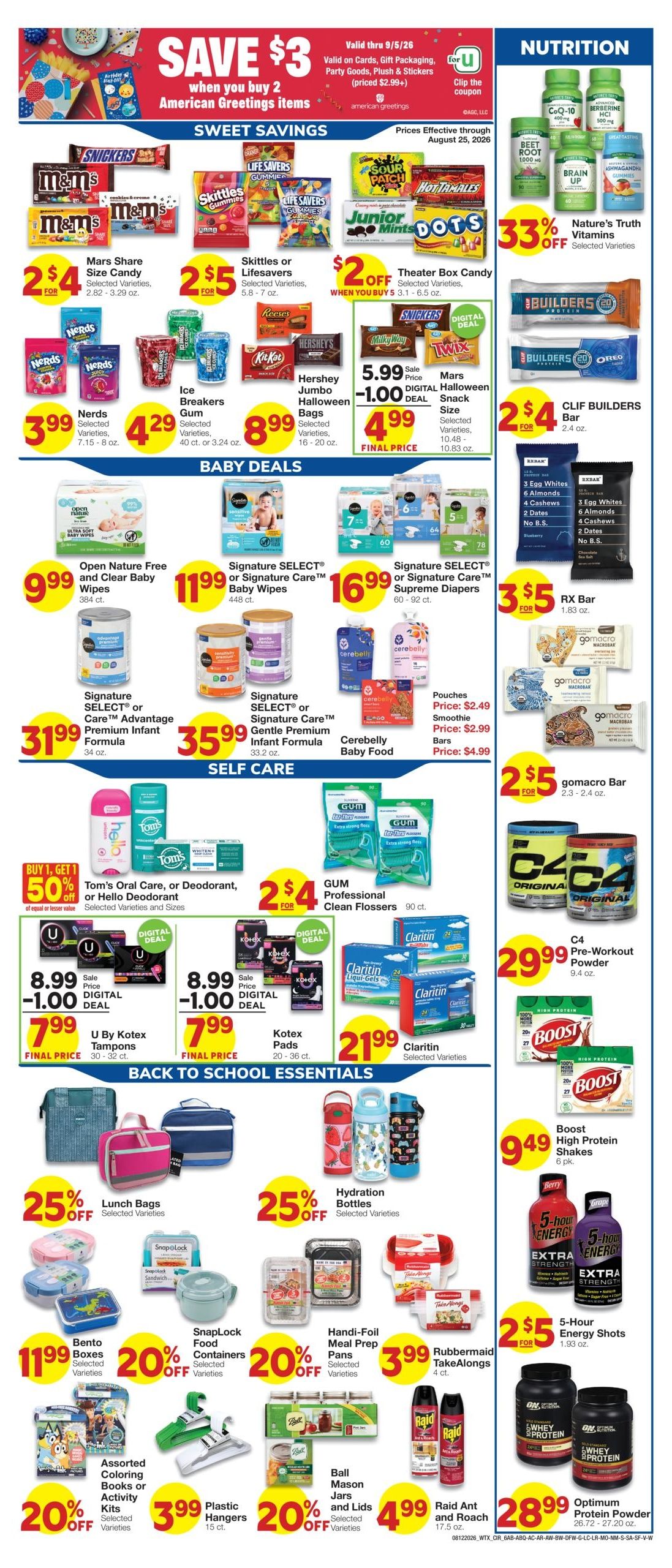 Albertsons Market (NM) Weekly Ad August 12 - 18, 2026