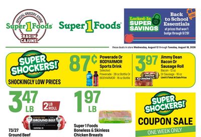 Super 1 Foods & Discount Pharmacy (Lafayette Area, LA) Weekly Ad August 12 - 18, 2026