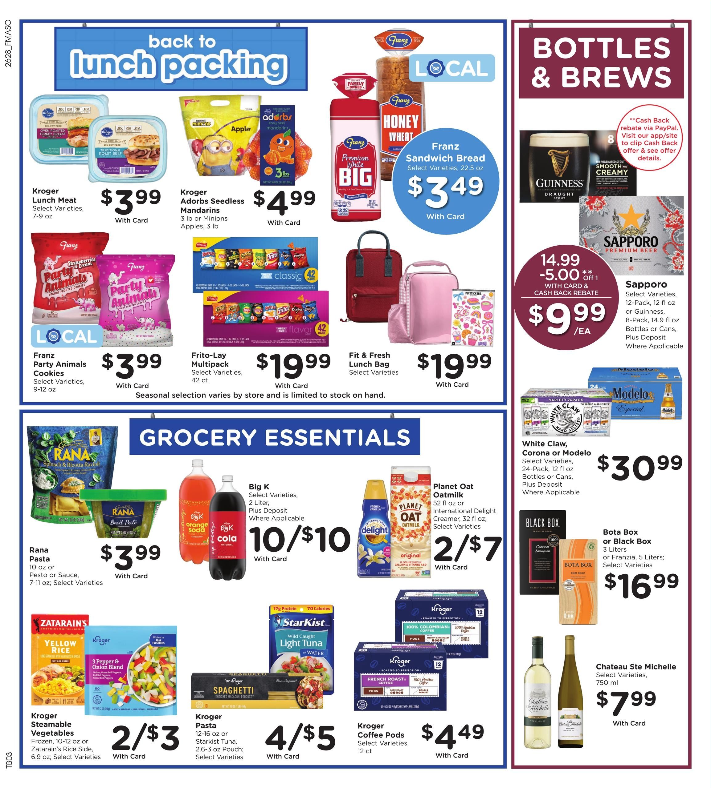 Fred Meyer (Astoria Area, OR) Weekly Ad August 12 - 18, 2026