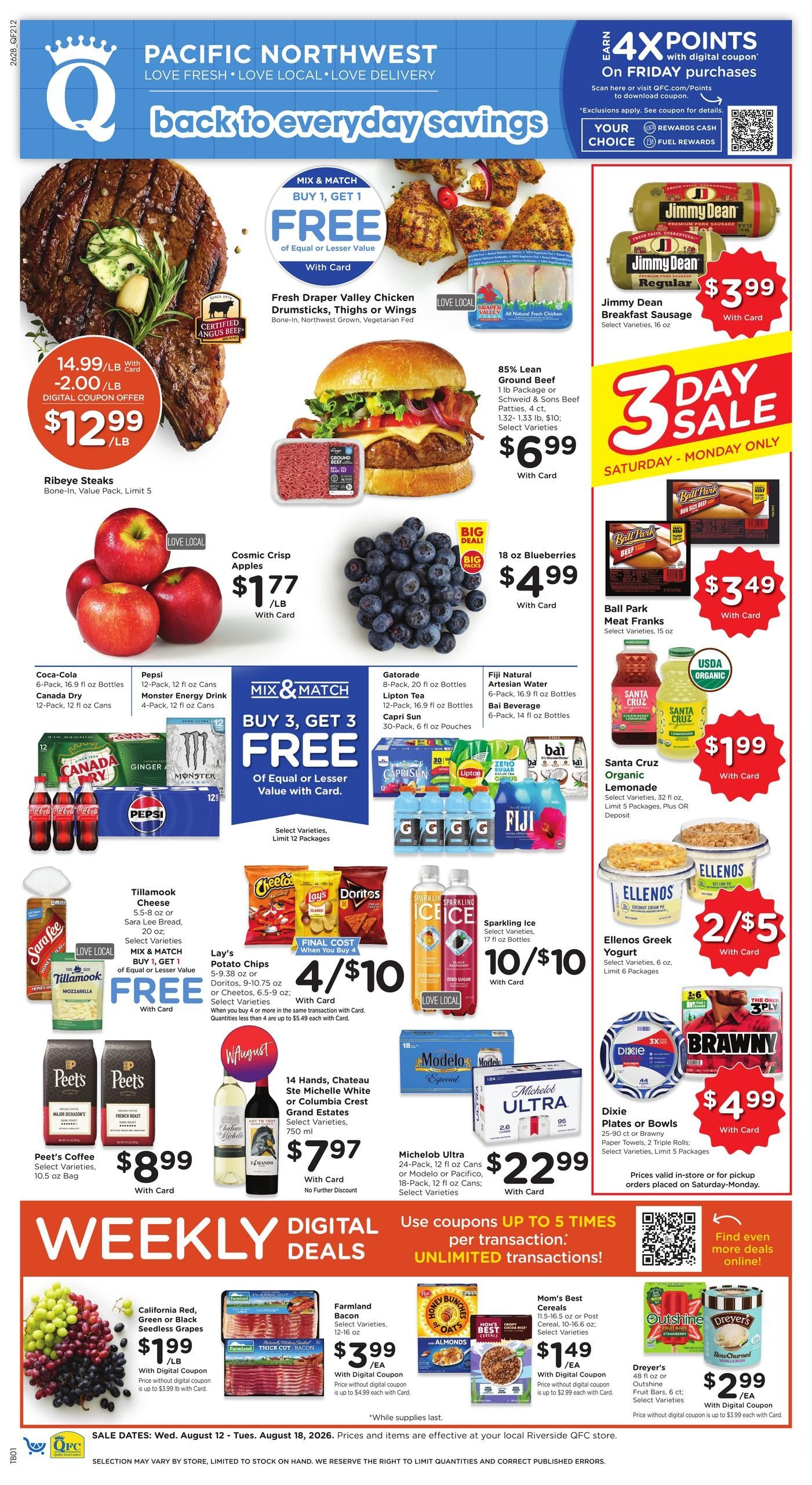QFC (Gresham–Brush Prairie Area, OR–WA) Weekly Ad August 12 - 18, 2026