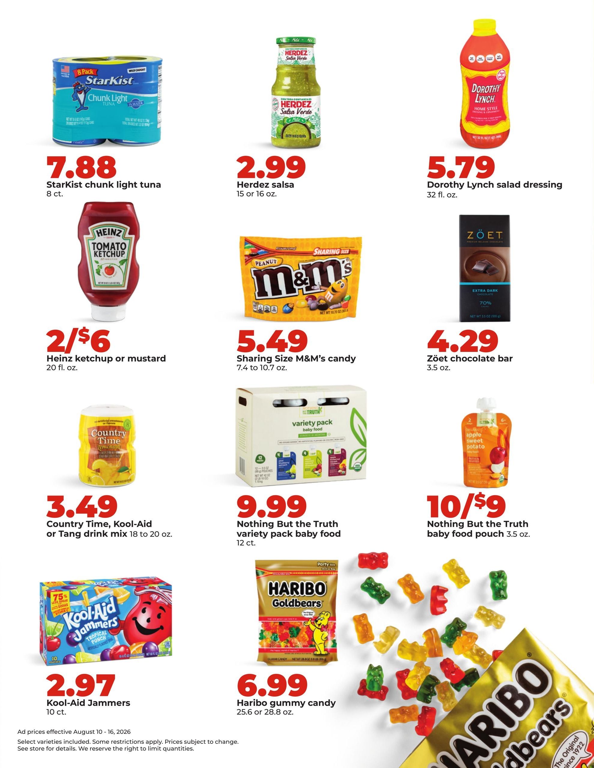 Hy-Vee (Brookline–Springfield Area, MO) Weekly Ad August 10 - 16, 2026