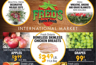 Fred's Farm Fresh Flyer November 13 to 19