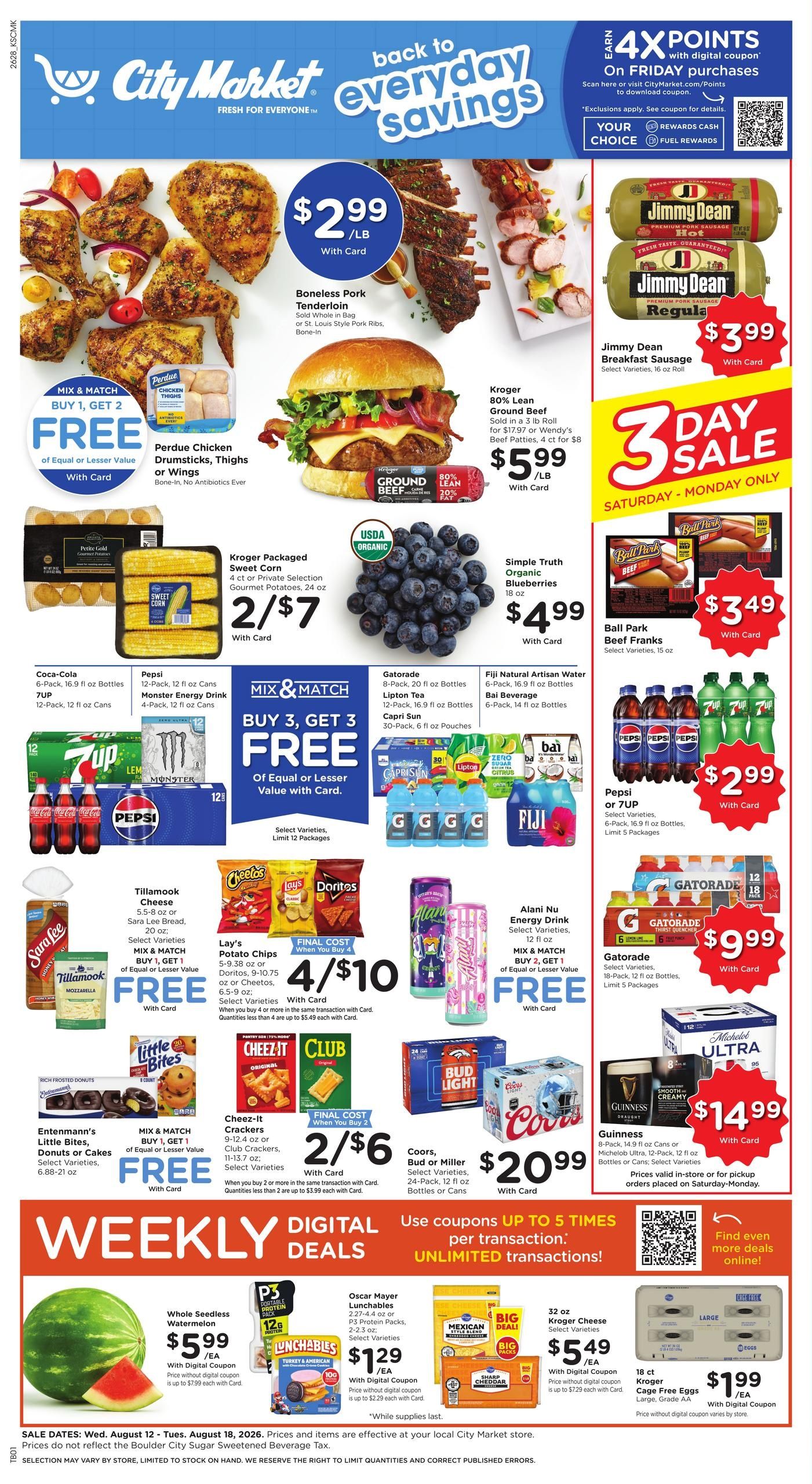 City Market (Frisco-Grand Junction Area, CO) Weekly Ad August 12 - 18, 2026