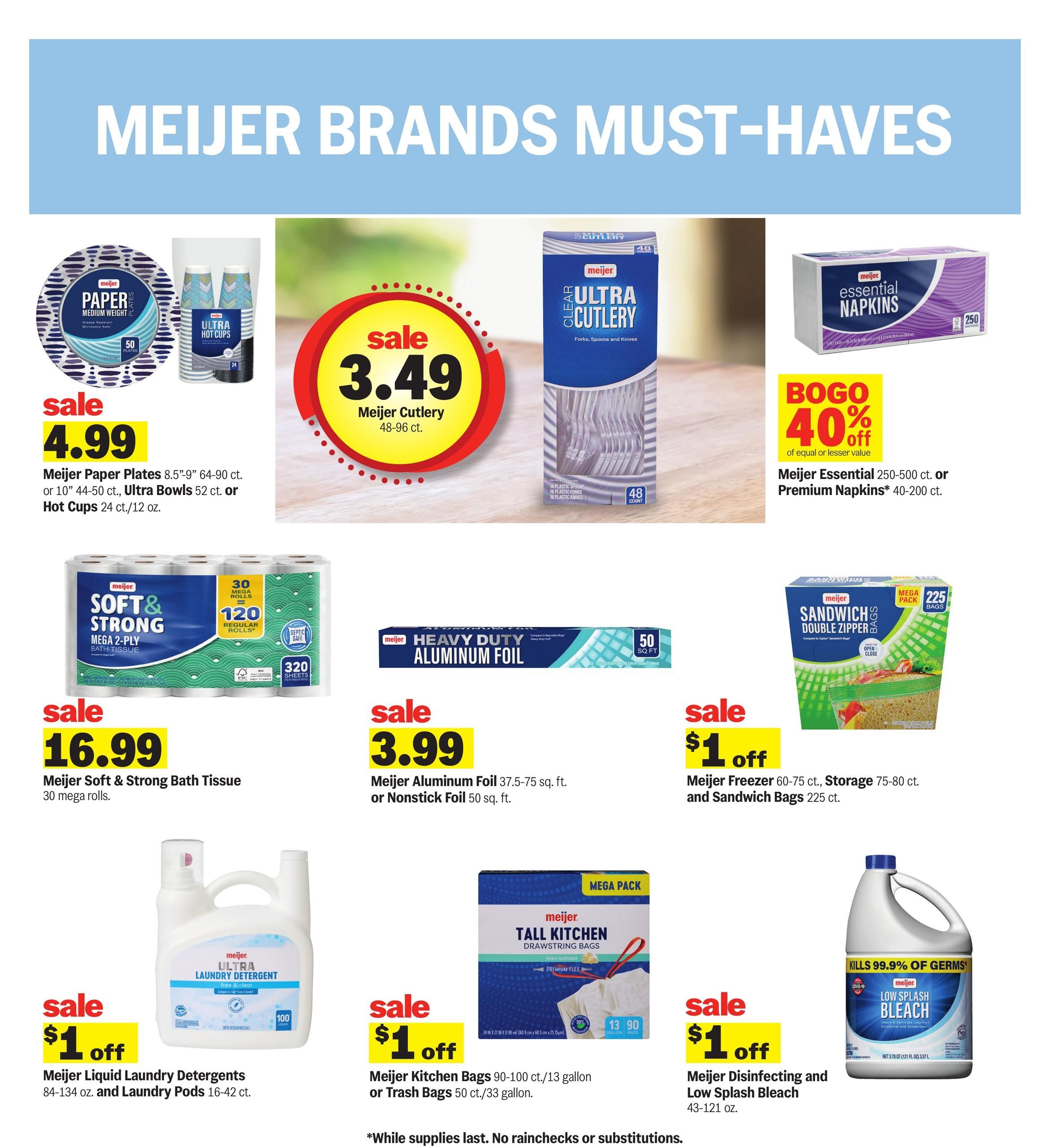 Meijer (Fort Wayne Area, IN) Weekly Ad August 12 - 18, 2026