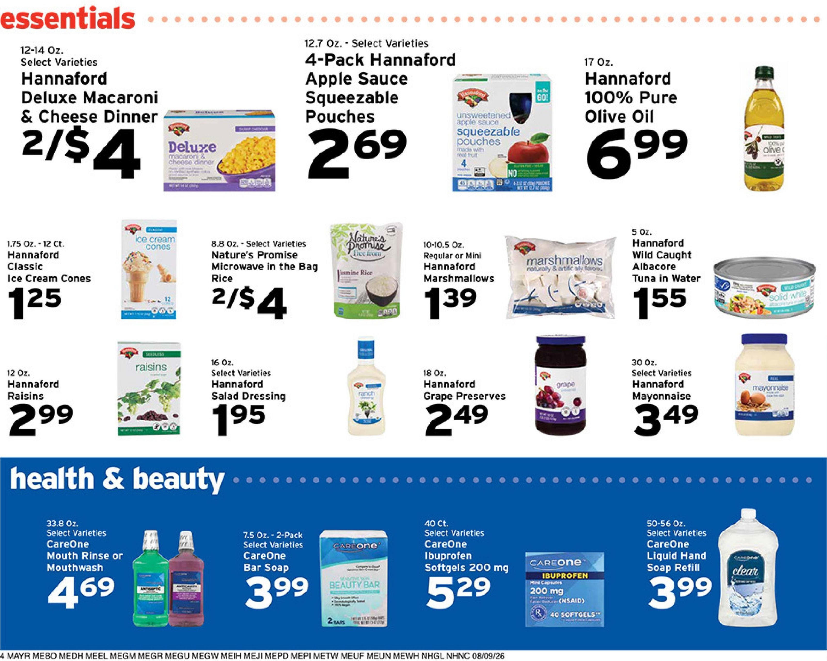 Whitney's Family Supermarket Weekly Ad August 9 - 15, 2026