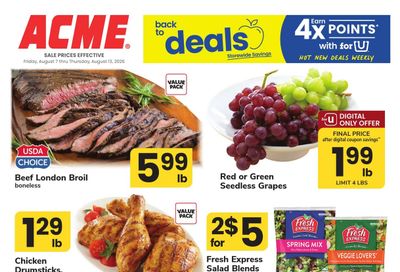 Acme Markets (Bethany Beach Area, DE) Weekly Ad August 7 - 13, 2026