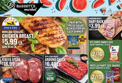 Bassett's Market Weekly Ad August 10 - 16, 2026